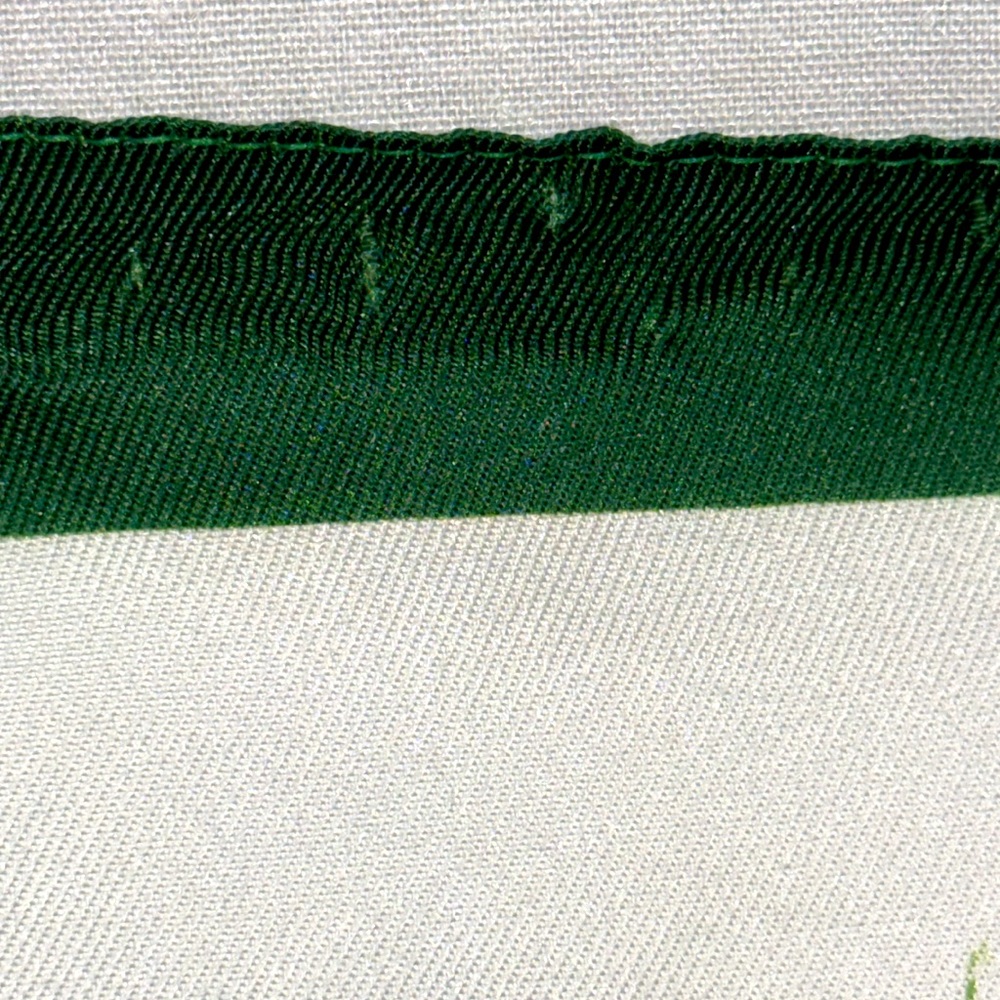 Square head scarf from Ireland. St Patricks. Used. See photo for a few pulls. - Picture 3 of 3